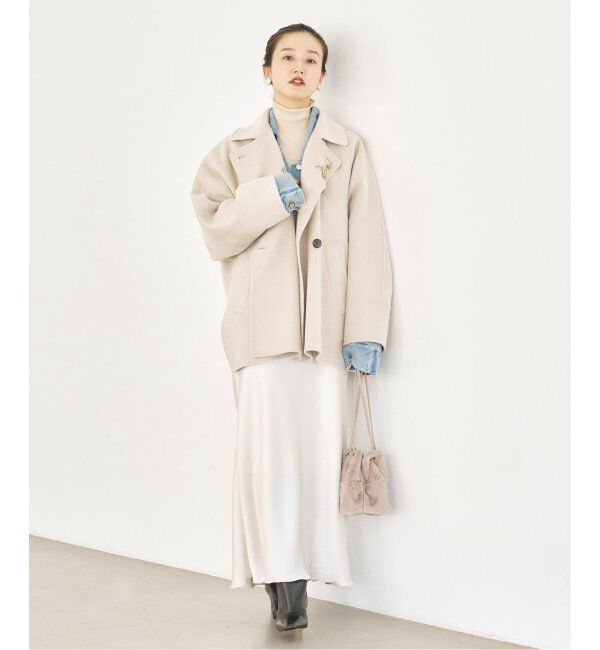 IENA「《追加2》スーパー160ダブルフェイス ショートコート」|その他|