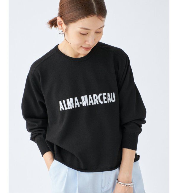 IENA「LEVITAコットン ロゴニット」|ニット・セーター|