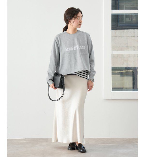 IENA「LEVITAコットン ロゴニット」|ニット・セーター|