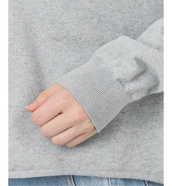 IENA「LEVITAコットン ロゴニット」|ニット・セーター|