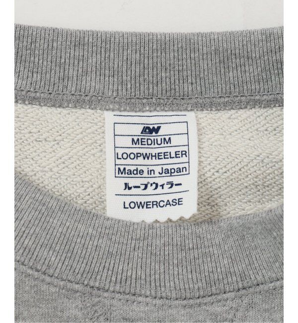 IENA「LOOPWHEELER for LOWERCASE 別注 ライトツリウラケ ルーズフィットスウェット」|スウェット・ジャージ|