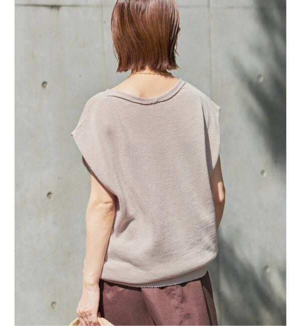 IENA「《追加》コットンギマ フレンチプルオーバー」|ニット・セーター|