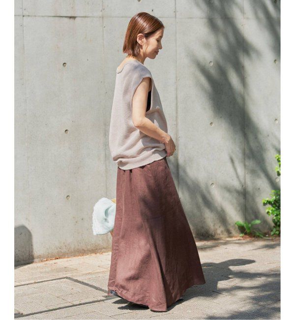 IENA「《追加》コットンギマ フレンチプルオーバー」|ニット・セーター|