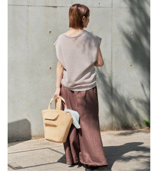 IENA「《追加》コットンギマ フレンチプルオーバー」|ニット・セーター|