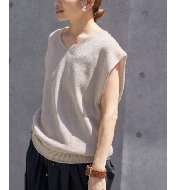 IENA「《追加》コットンギマ フレンチプルオーバー」|ニット・セーター|
