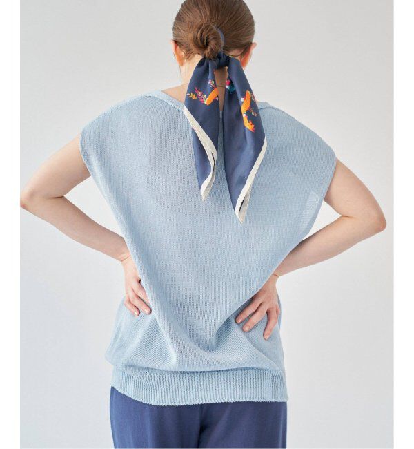 IENA「《追加》コットンギマ フレンチプルオーバー」|ニット・セーター|