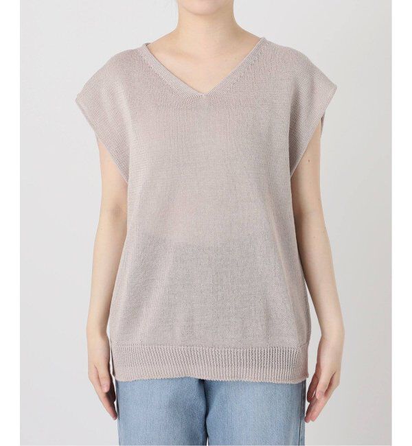 IENA「《追加》コットンギマ フレンチプルオーバー」|ニット・セーター|