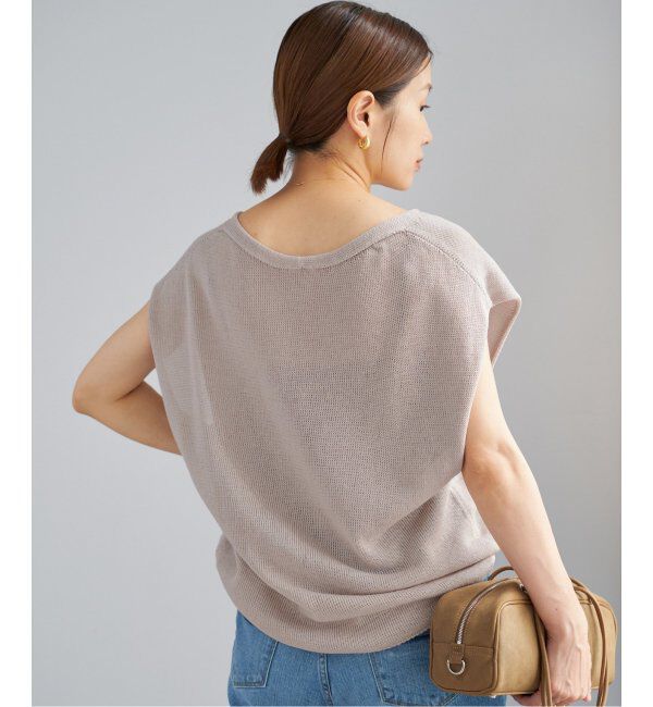 IENA「《追加》コットンギマ フレンチプルオーバー」|ニット・セーター|