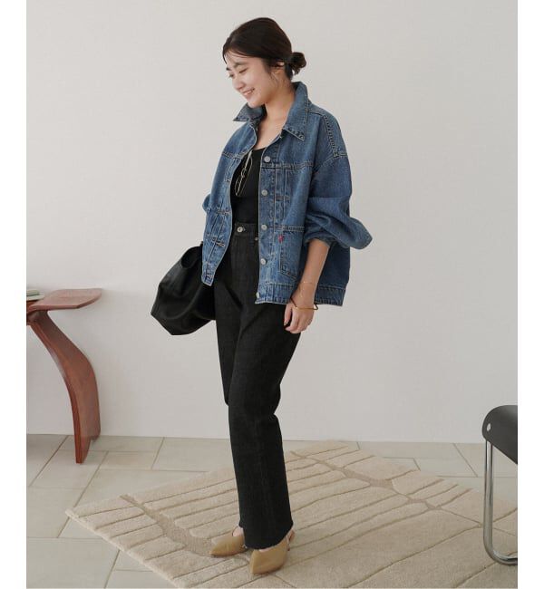 SLOBE IENA「《追加》Levi&rsquo;s/リーバイス SLOBE別注 BALLOON SLEEVE TRACKER デニムジャケット」|デニムジャケット|