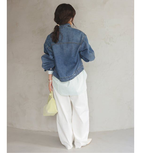 SLOBE IENA「《追加》Levi&rsquo;s/リーバイス SLOBE別注 BALLOON SLEEVE TRACKER デニムジャケット」|デニムジャケット|