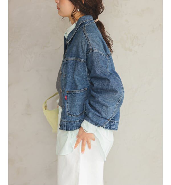 SLOBE IENA「《追加》Levi&rsquo;s/リーバイス SLOBE別注 BALLOON SLEEVE TRACKER デニムジャケット」|デニムジャケット|