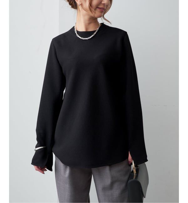 VERMEIL par iena「アンティークジョーゼットブラウス」|シャツ・ブラウス|ブラック