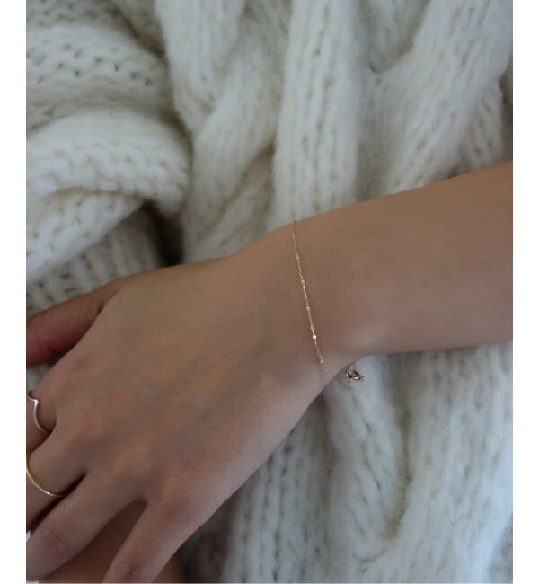 SLOBE IENA「SLOBE ペタルチェーンブレスレット K10」|ブレスレット・バングル|