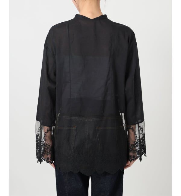 SLOBE IENA「チュールレースブラウス」|シャツ・ブラウス|
