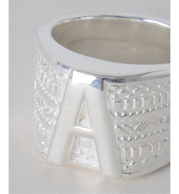 VERMEIL par iena「《WEB限定》ADRAR アドラル イニシャルリング A」|リング|