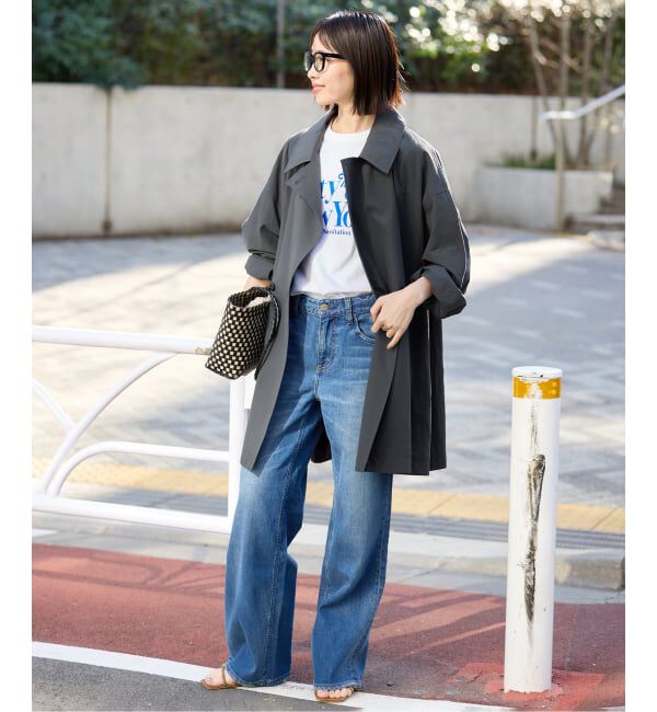 SLOBE IENA「《追加》コットンニュアンストレンチコート」|トレンチコート|