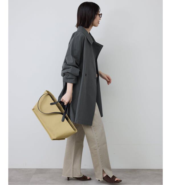 SLOBE IENA「《追加》コットンニュアンストレンチコート」|トレンチコート|