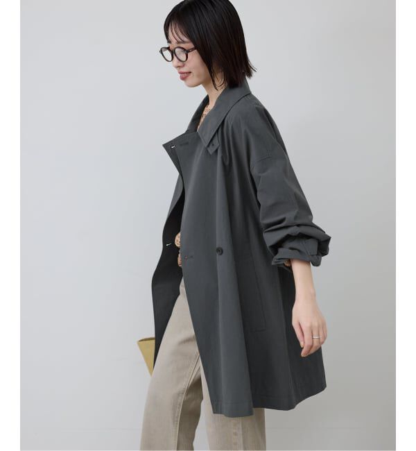 SLOBE IENA「《追加》コットンニュアンストレンチコート」|トレンチコート|