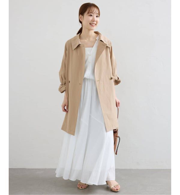 SLOBE IENA「《追加》コットンニュアンストレンチコート」|トレンチコート|