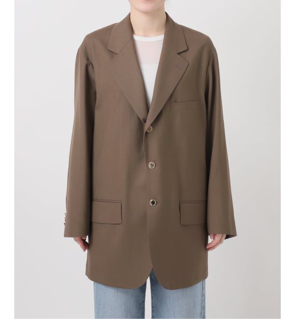 IENA「COUTURE D'ADAM/クチュールドアダム BIG JK Single Blazer Dese 26SS-009」|テーラードジャケット|
