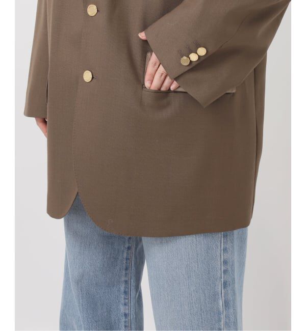 IENA「COUTURE D'ADAM/クチュールドアダム BIG JK Single Blazer Dese 26SS-009」|テーラードジャケット|