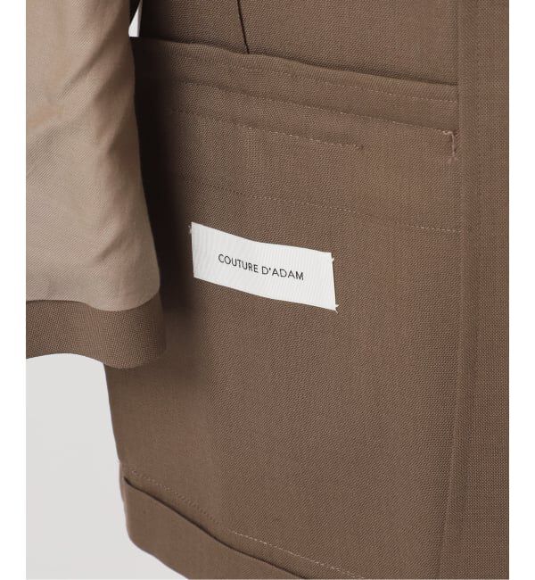 IENA「COUTURE D'ADAM/クチュールドアダム BIG JK Single Blazer Dese 26SS-009」|テーラードジャケット|