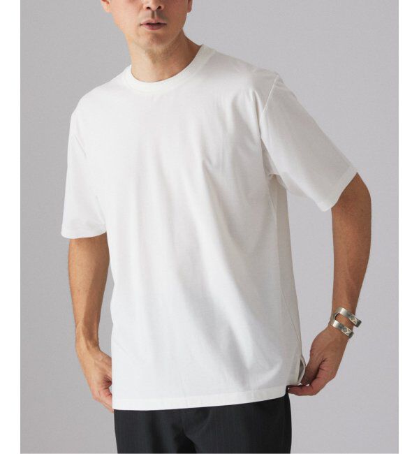 EDIFICE「E. SILK MIX JQ NECK Tシャツ」|Tシャツ・カットソー|