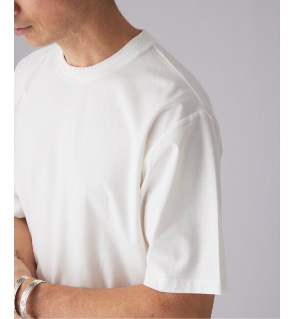EDIFICE「E. SILK MIX JQ NECK Tシャツ」|Tシャツ・カットソー|