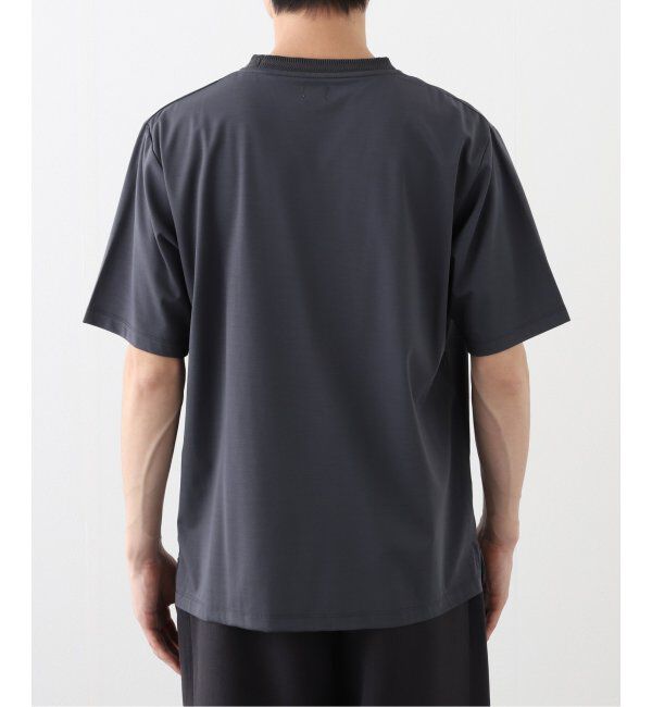 EDIFICE「E. SILK MIX JQ NECK Tシャツ」|Tシャツ・カットソー|
