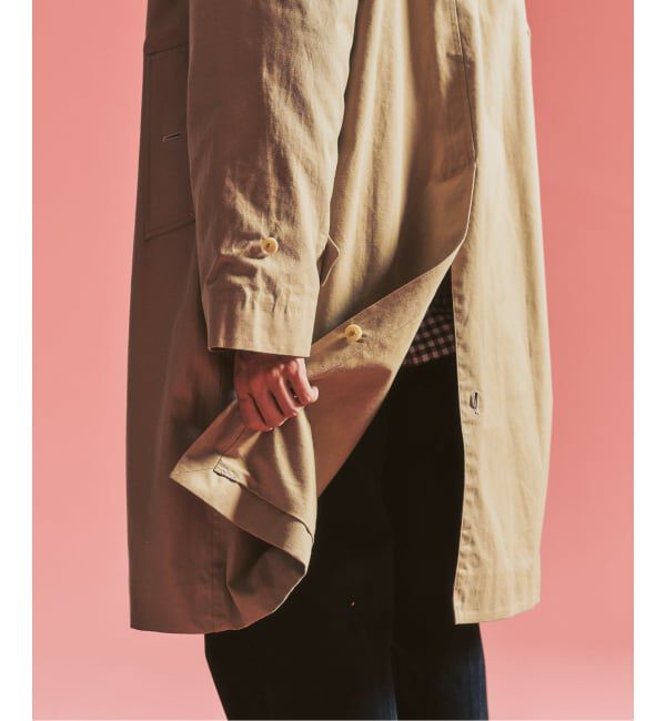 417 EDIFICE「【MOONLIGHT CLOTHING】 Balmacaan coat / バルマカーンコート」|ステンカラーコート|