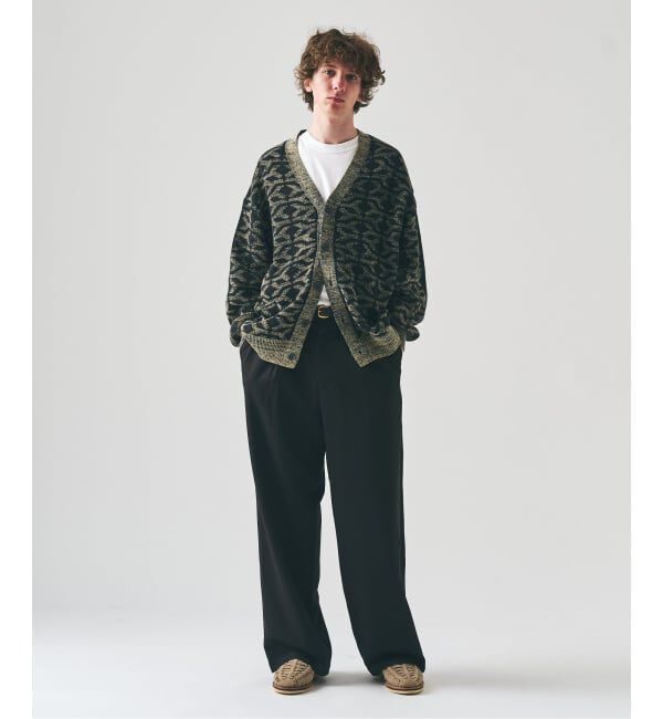 417 EDIFICE「インディゴジャガードカーディガン」|カーディガン|