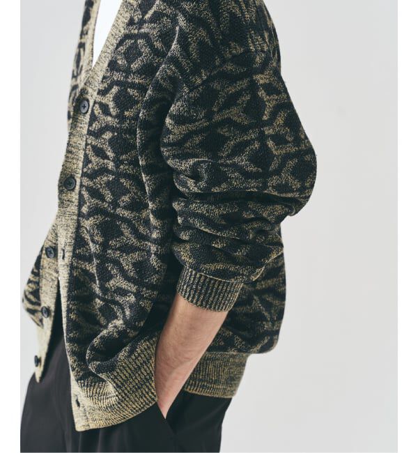 417 EDIFICE「インディゴジャガードカーディガン」|カーディガン|