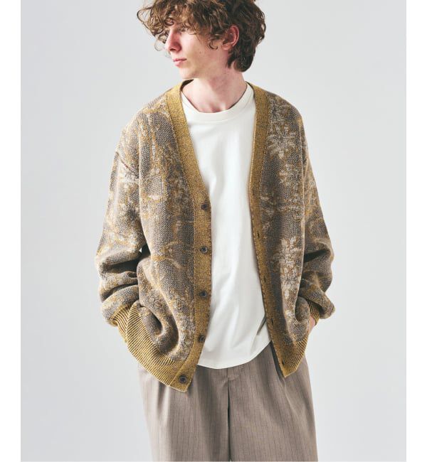 417 EDIFICE「インディゴジャガードカーディガン」|カーディガン|