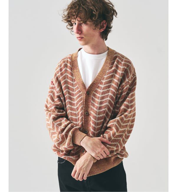 417 EDIFICE「インディゴジャガードカーディガン」|カーディガン|