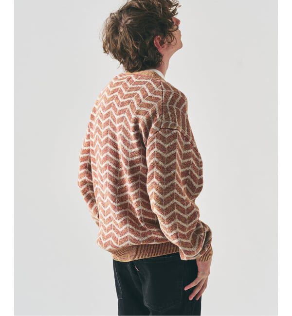 417 EDIFICE「インディゴジャガードカーディガン」|カーディガン|