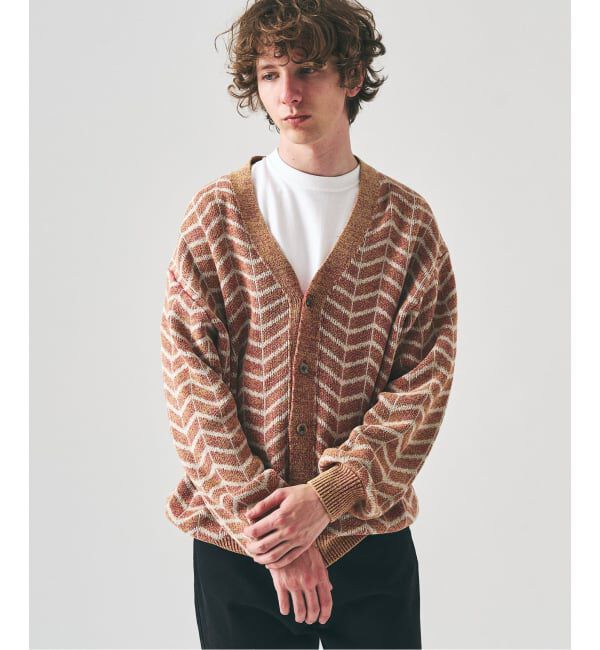 417 EDIFICE「インディゴジャガードカーディガン」|カーディガン|