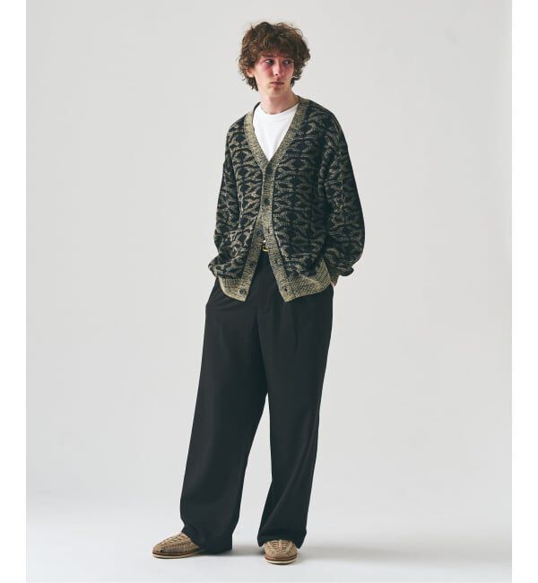 417 EDIFICE「インディゴジャガードカーディガン」|カーディガン|