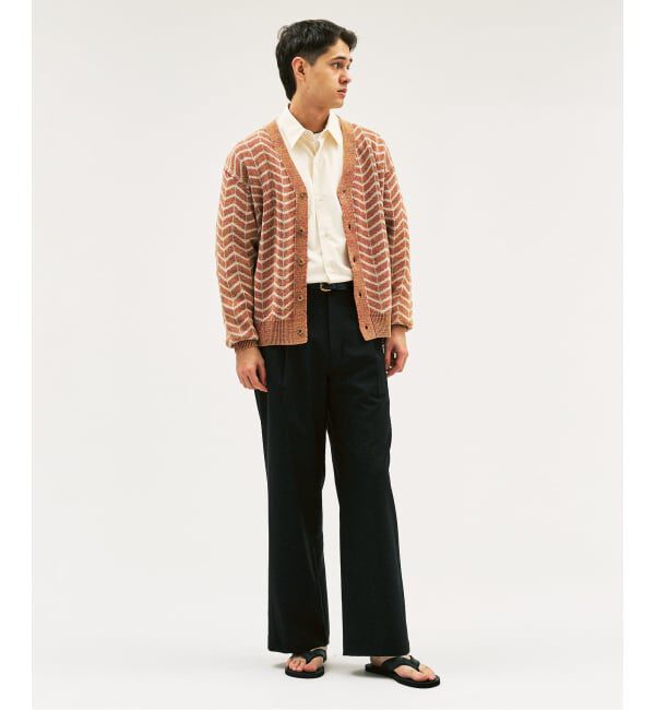 417 EDIFICE「インディゴジャガードカーディガン」|カーディガン|