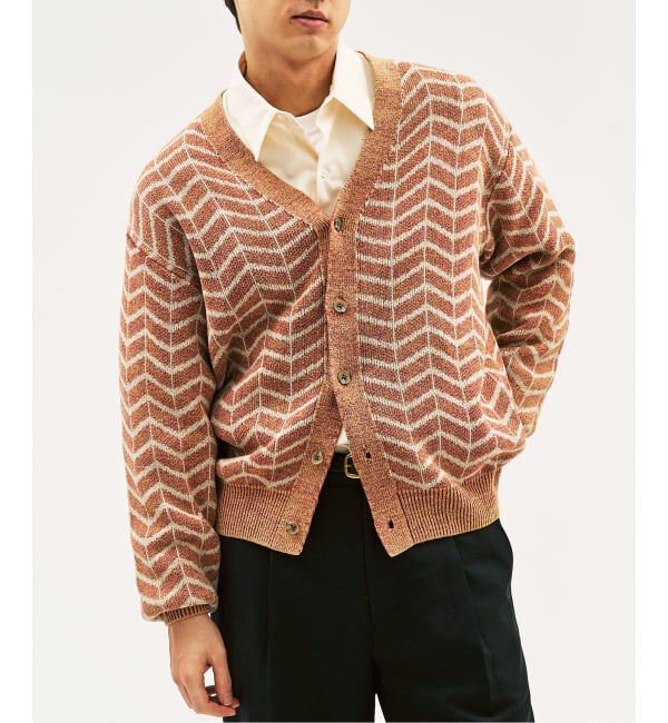 417 EDIFICE「インディゴジャガードカーディガン」|カーディガン|