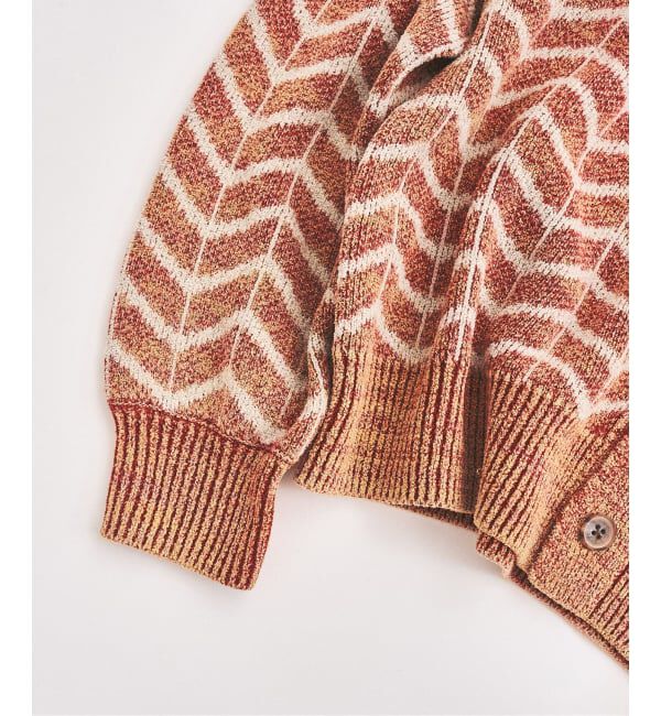 417 EDIFICE「インディゴジャガードカーディガン」|カーディガン|