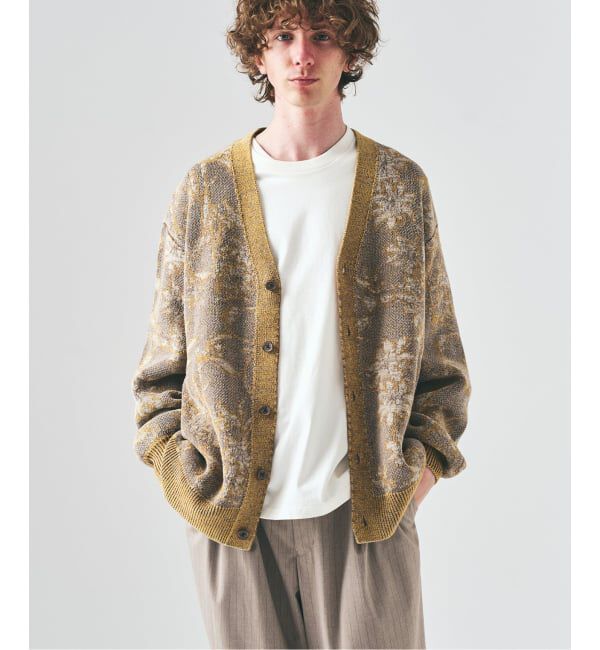 417 EDIFICE「インディゴジャガードカーディガン」|カーディガン|ブラウン