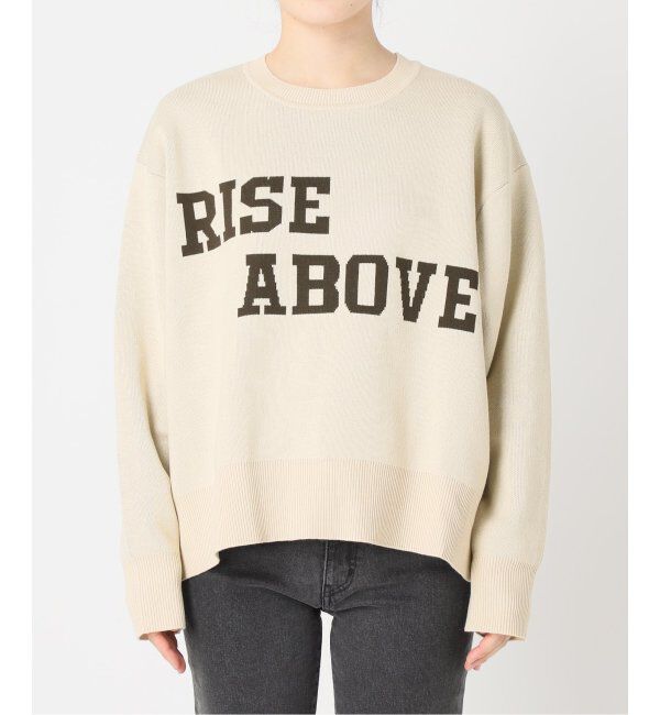 JOURNAL STANDARD relume「RISE ABOVEロゴニット」|ニット・セーター|