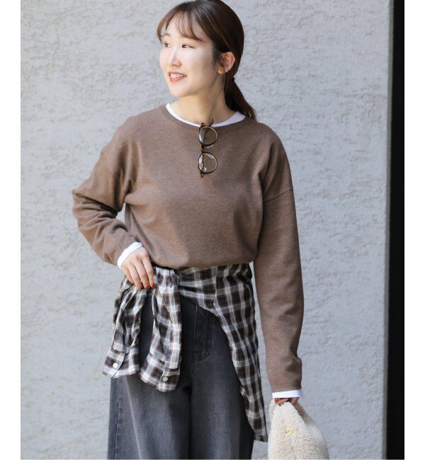 JOURNAL STANDARD relume「《追加》［2枚セット/新色］3WAYレイヤードニットプルオーバー」|ニット・セーター|