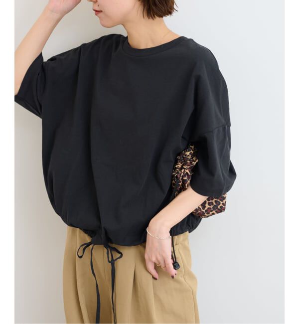 JOURNAL STANDARD relume「《追加3》ギャザーヘムショートスリーブTシャツ」|Tシャツ・カットソー|