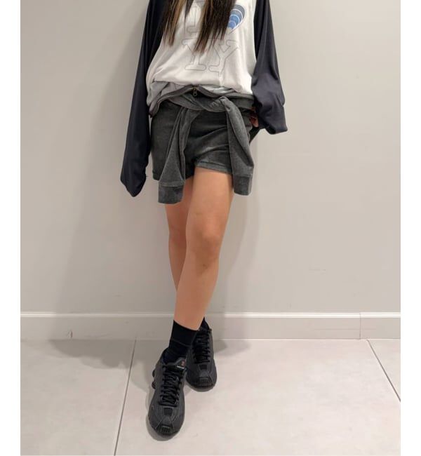 Oriens JOURNAL STANDARD「ベロアフーディーロンパース」|オールインワン|グレーA