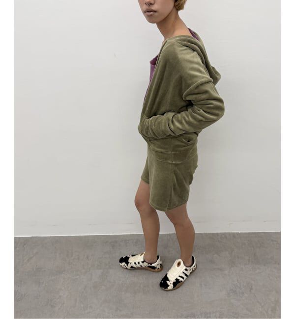 Oriens JOURNAL STANDARD「ベロアフーディーロンパース」|オールインワン|