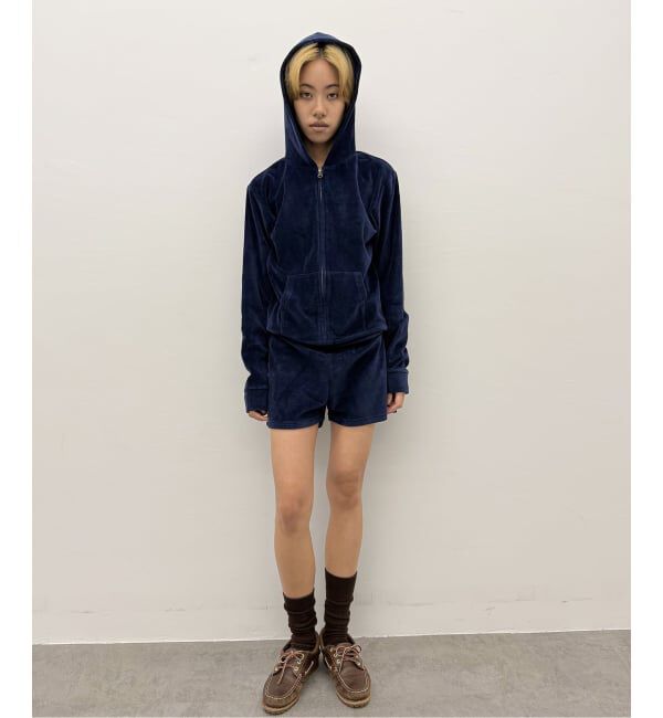 Oriens JOURNAL STANDARD「ベロアフーディーロンパース」|オールインワン|