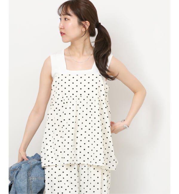 JOURNAL STANDARD relume「ランダムドットチュニックキャミソール」|キャミソール|