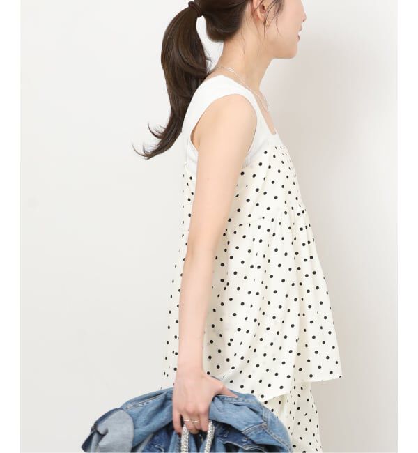 JOURNAL STANDARD relume「ランダムドットチュニックキャミソール」|キャミソール|