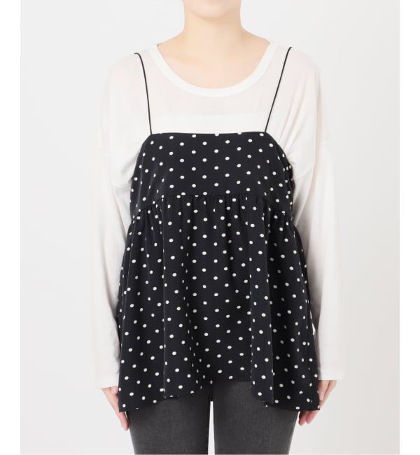 JOURNAL STANDARD relume「ランダムドットチュニックキャミソール」|キャミソール|